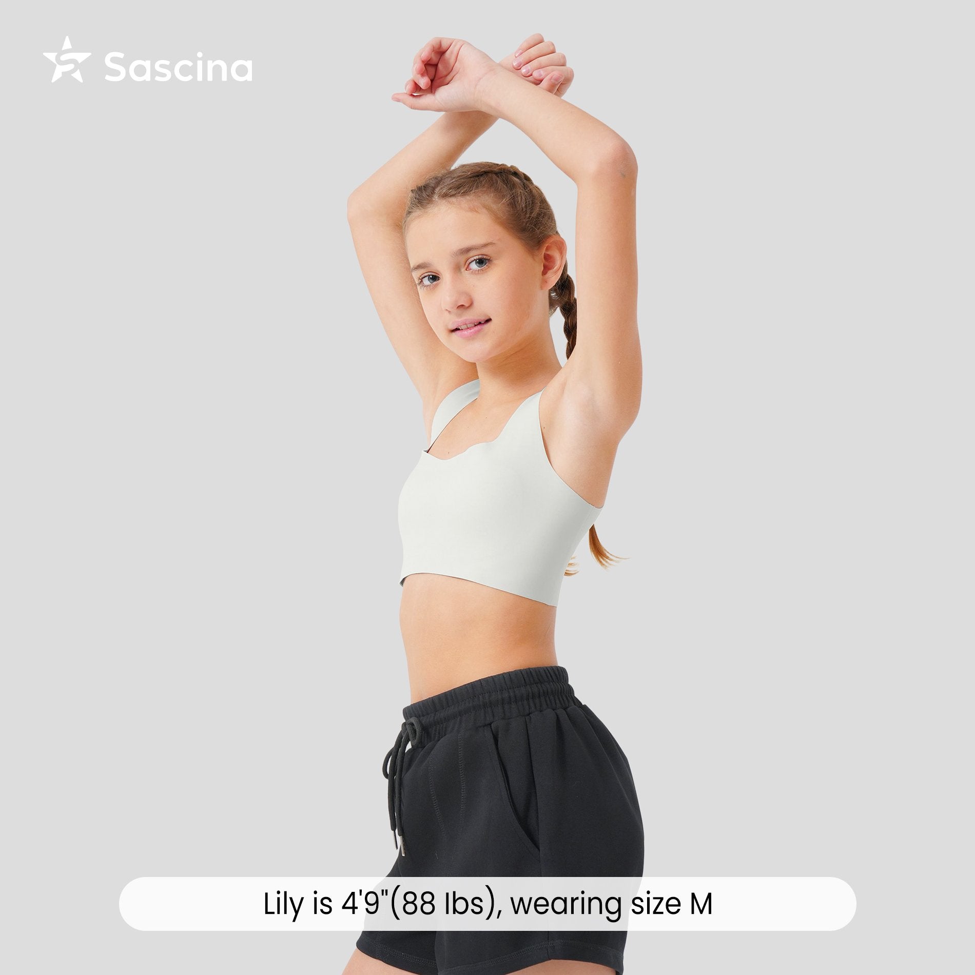 Soft Fixed Padding Training Bras 2PCS/4PCS  [202]